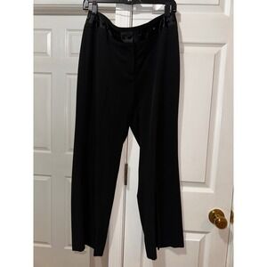 White House Black Market Women's Black Dress Pants Size‎ 8 Embellished